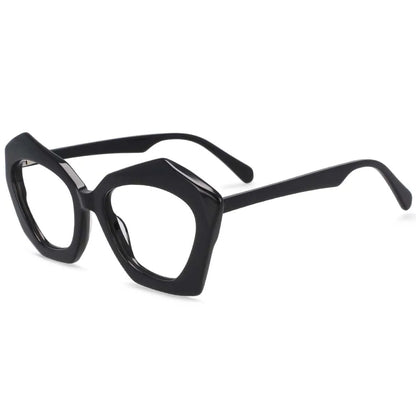 54325 Sexy Ladies Cat Eye Acetate Floral Glasses Frames Butterfly Frame Women Fashion Glasses Frame