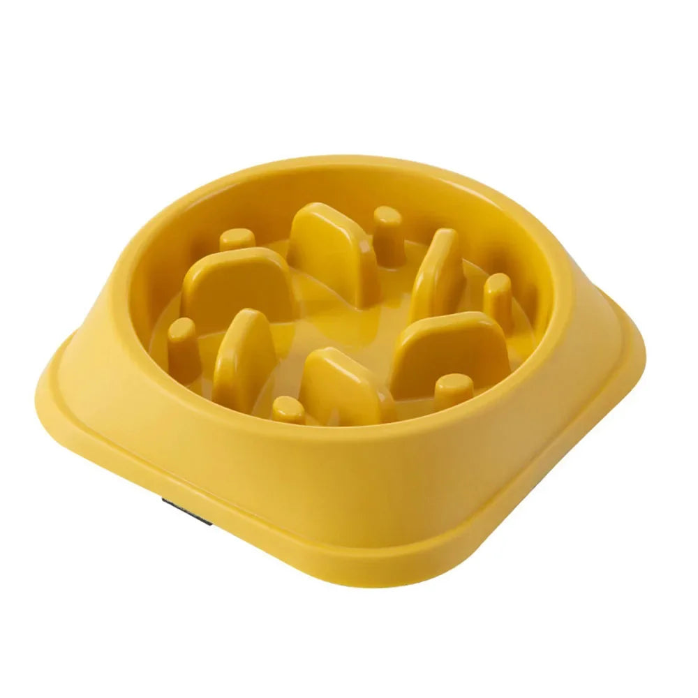 Pet Dog Slow Feeder Bowl Puppy Non Slip Puzzle Bowl Anti-Gulping Pet Slower Food Feeding Dishes Dog Bowl for Medium Small Dogs
