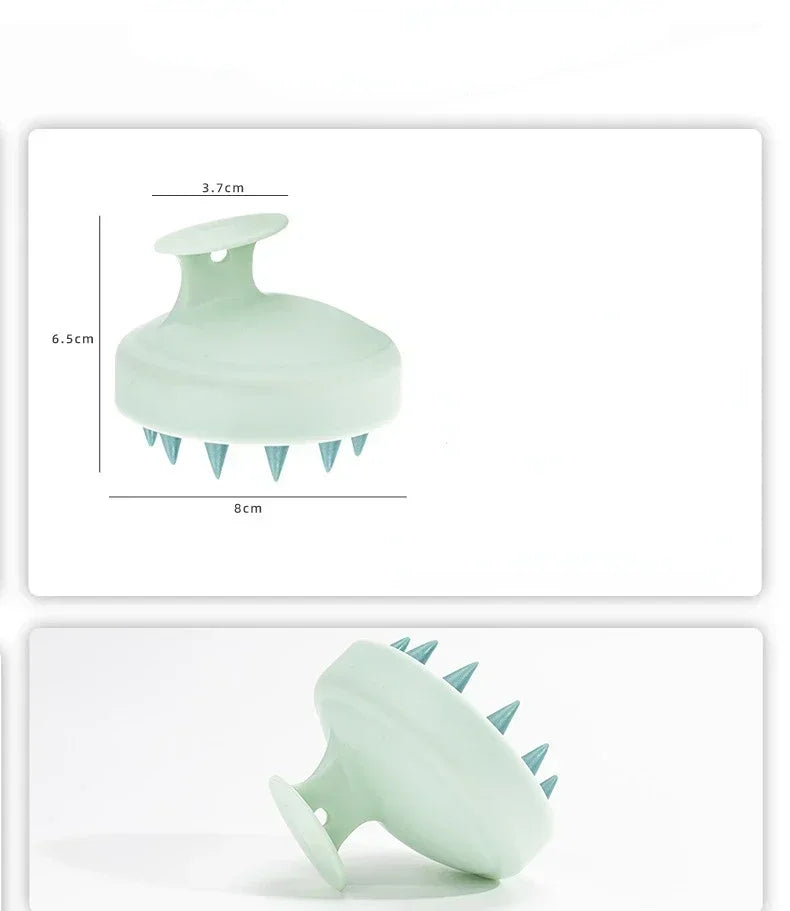 Scalp Hair Massager Head  Massage  Brush Can relieve headaches Silicone massage brush