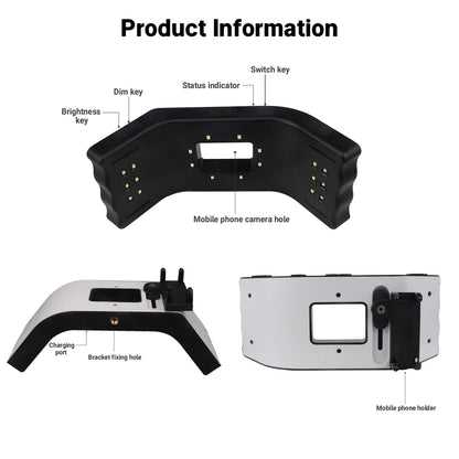 Dental Flash Light Photography Equipment Dentistry LED Oral Filling Light for Dentist Lighting Dental Photo Fill light