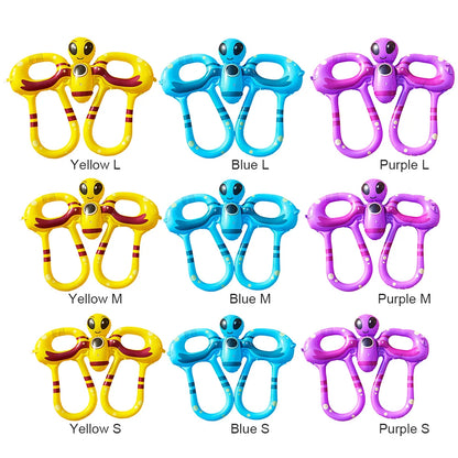 PVC Drifting Safety Vest Lightweight Inflatable Buoyancy Vest Portable Adjustable Webbing Safety Buckle Swim Pool Accessories