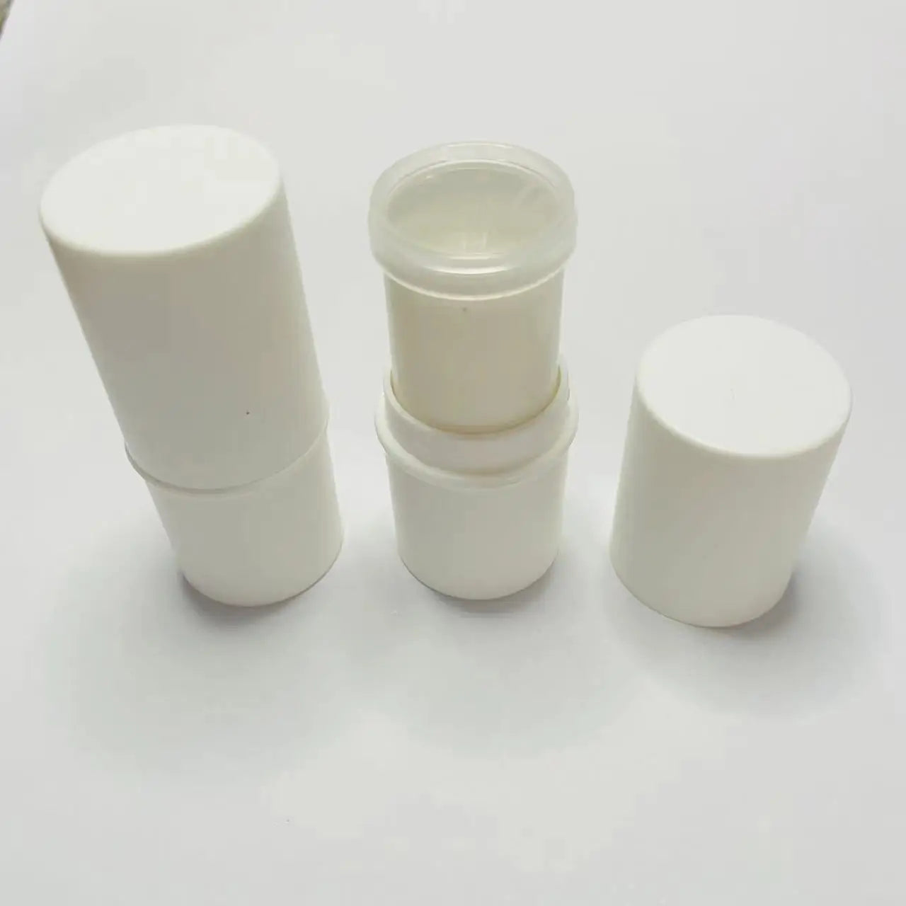 6g Cylinder Solid Deodorants Tubes Green Lip Balm Container Empty Lipstick Bottle Cleansing mask stick