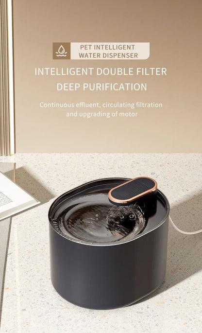 Pet Cat Water Fountain Automatic Cat Drinking Fountain USB Charge Electric Feeder Pet Water Dispenser for Cat Supplies