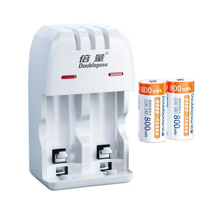 2PCS High quality 3V Cr2 rechargeable battery 800mWh lithium ion rechargeable battery + Cr2/CR123A universal smart charger