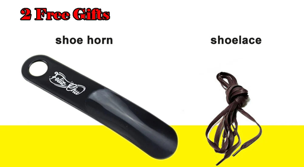 Men's Classic Lace-Up Oxfords Genuine Leather Luxury Office Shoes Solid Cap Toe Wedding Party Formal Dress Footwear for Men