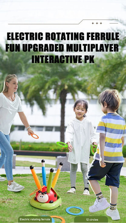 Musical Jump Toss Educational Toy Sports Entertainment Ladybug 3 In 1 Multifunctional Sturdy Skipping Rope Outdoor Somatosensory