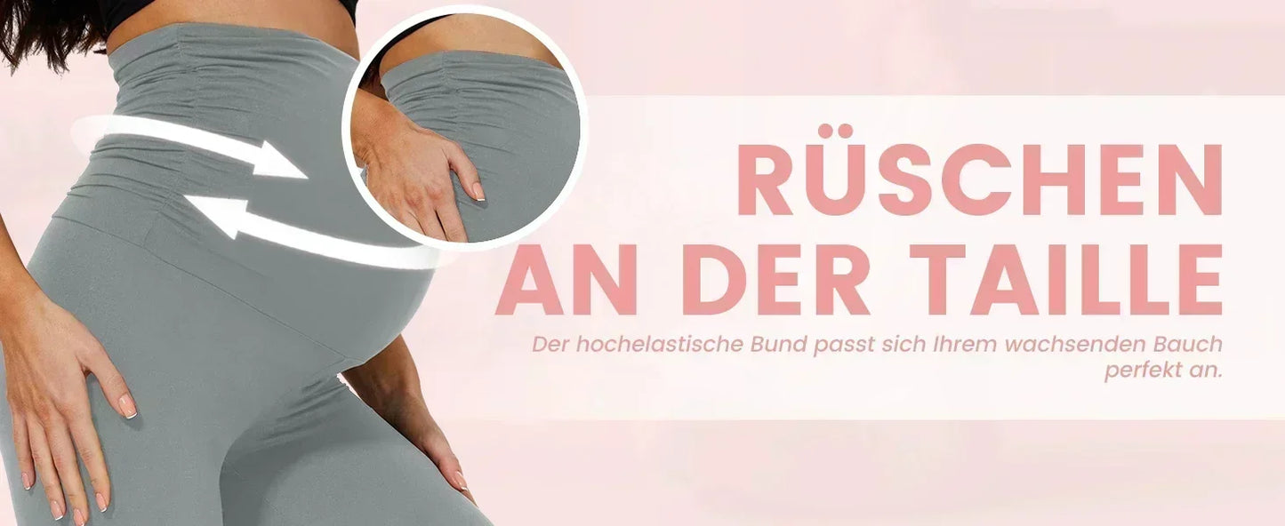 Maternity Leggings Spring, Summer and Autumn New Outer Wear Fashion Sports Yoga Shark Pants Special Belly Support Pregnant Women