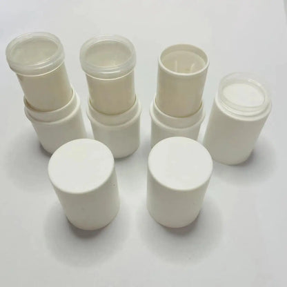 6g Cylinder Solid Deodorants Tubes Green Lip Balm Container Empty Lipstick Bottle Cleansing mask stick