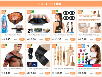 Tcare Body Massage Double Sided Relief Body Scalable Massage Hammer Massaging Tool Neck Itch Scratcher Telescopic Back Scratcher