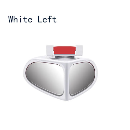 Car Rearview Mirror Blind Spot Mirror Front and Rear Wheels 360° Adjustable Wideangle Blind Spot Reflective Reversing