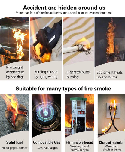 Tuya Smart Wifi Smoke Detector Sensor 80DB Alarm Fire Smoke Detector Wifi Fire Protection Home Security Alarm Smart Life APP