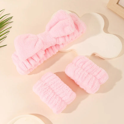 20pcs/ Pink facial cleansing tool set, a professional facial cleansing and care tool set, suitable for normal skin type