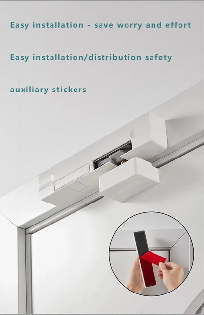 Door Buffer Damper Hydraulic Door Closer Wooden Door Outside the Door Home Mute Automatic Door Closing Artifact Anti-pinch Hand