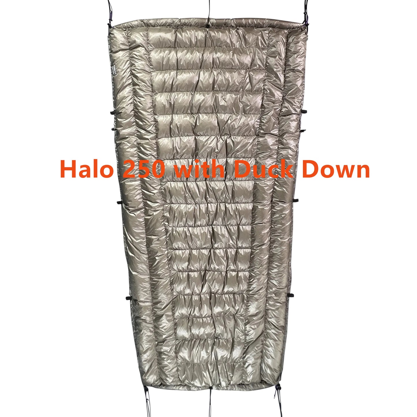 Jolmo Lander Hammock Down Under Quilt, Backpacking Down Quilts, Camping Down Sleeping Bag, 800fp, 3D Differential Cut, Halo250