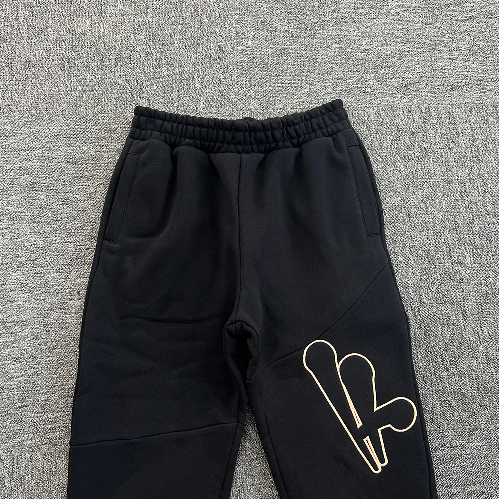 Jogging Streetwear Hoodies Trousers Set Centre Cee Tracksuit Men Clothing Y2k Cotton Sweatshirts Tops Pants Mens Clothes Black