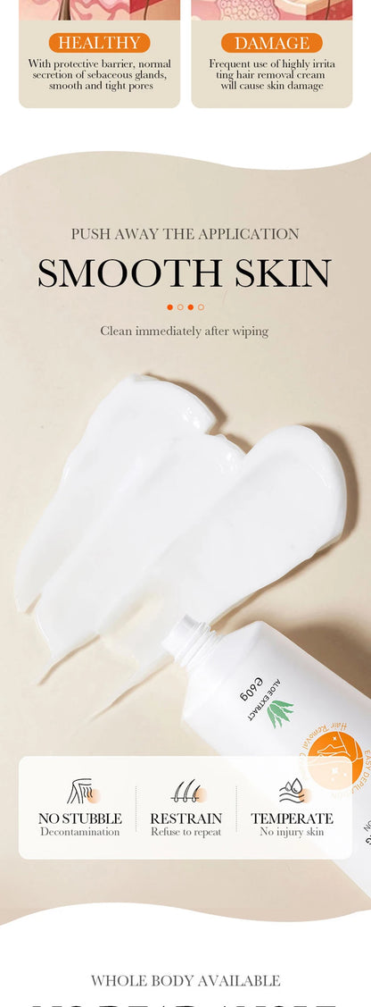 Hair Removal Cream Permanent Epilator Cream Intimate Areas Health Painless Hair Remover Growth Inhibitor for Men Woman Body Care