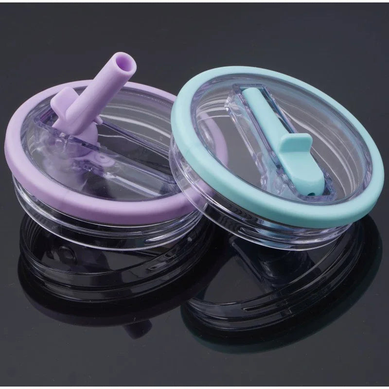 Spill-proof Cup Cover for Stanley 40oz Replaceable Environmental Protection Cup Cover Creative Spiral Straw Cover Cup Accessorie