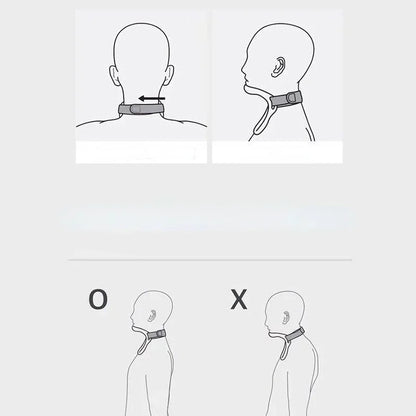 Neck Stretcher Posture Corrector Neck Brace Support Improve Pain Caused Girth Adjustable Correct Effectively Stretcher