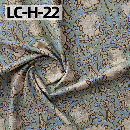 William Morris Fabric Cotton Digital Printing Classic Flower Printed Handmade Crafts Supplies Per Half Meter