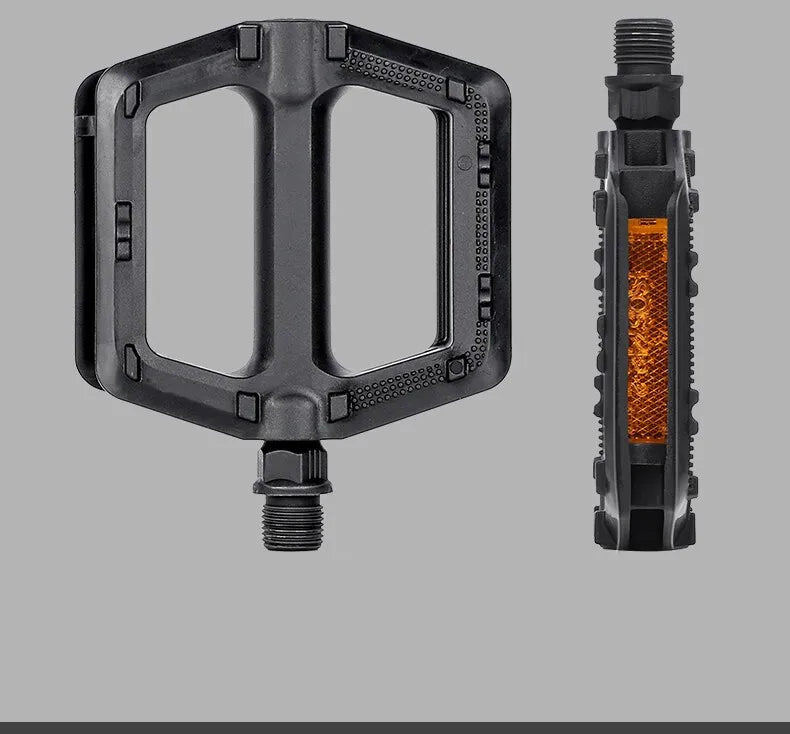 Bicycle Pedals Ultralight MTB Road Pedal Cycling Mountain Bike Accessories Foot Plat Anti-slip 9''16 Standard Universally Pedals