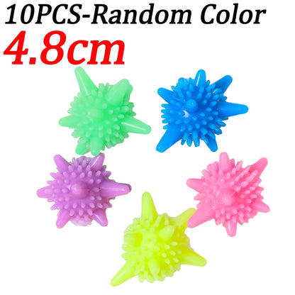 10/5/1PCS Reusable Laundry Ball for Washing Machine Lint Remover for Clothing PVC Solid Washing Anti-knot Clothes Dryer Balls