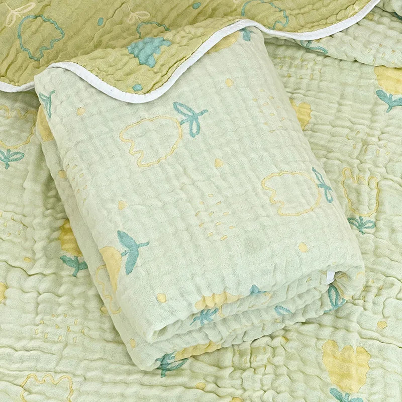 Baby Muslin Blanket Newborn Swaddle Blanket For Boys Girls Bamboo Soft Nursery Receiving Blanket For Bed Crib Quilt Bath Towel