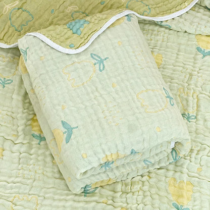 Baby Muslin Blanket Newborn Swaddle Blanket For Boys Girls Bamboo Soft Nursery Receiving Blanket For Bed Crib Quilt Bath Towel