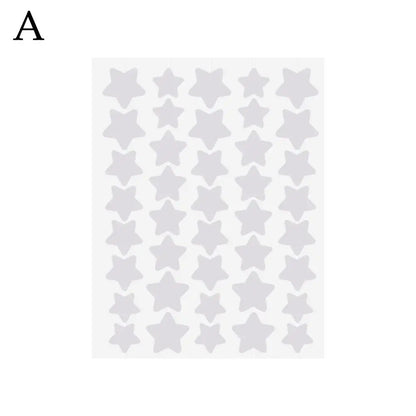 40pcs Colorful PE Pimple Patches Cute Star Shaped Pimple Cover Sticker Invisible Pimple Cover Removal Pimple Patch