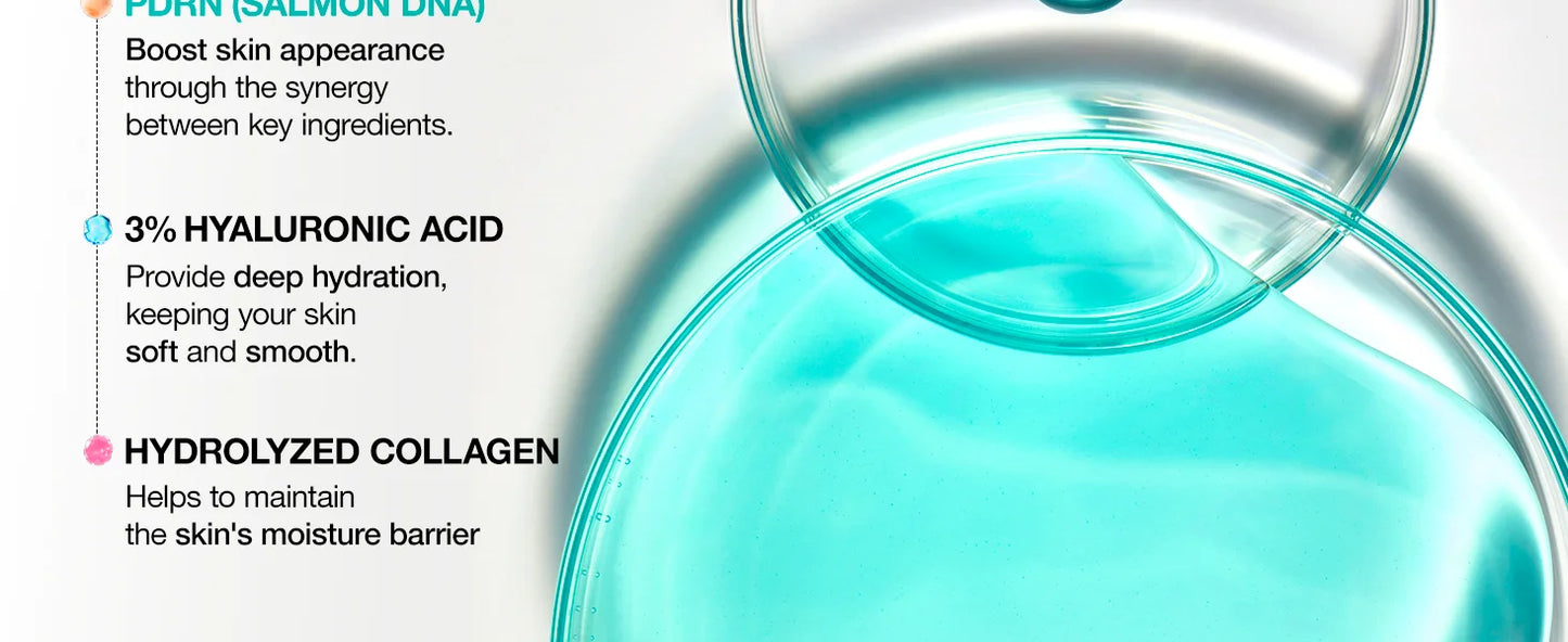 ANUA PDRN Hyaluronic Acid Capsules 100 Serum, Radiation Facial Serum, Hyaluronic Acid, Korean Skin Care Products, 30ml