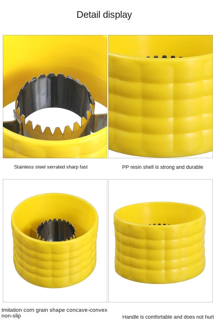 1PC Rotary Corn Peeler Planed Corn Kernel Separator Household 304 Stainless Steel Corn Thresher Kitchen Gadget Free Shipping