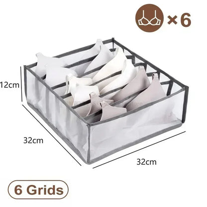 Closet Organizer Underwear Organizer for Wardrobe Clothes Organizers Cabinets Drawer Organizers Bra Socks Storage Organizer Box