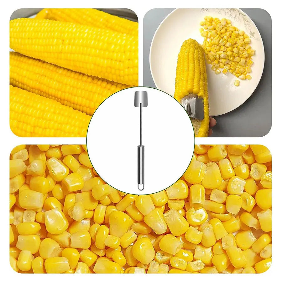 Stainless steel corn kernel stripper corn kernel remover fast corn thresher corn kernel separator corn splitter kitchen tool