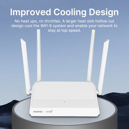 WiFi6 3000Mbps Wireless Router Mesh System WiFi range extender 802.11AX Signal Amplifier Mesh Router For Home Office