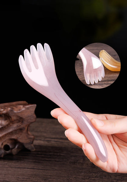 Head Massager Scalp Gua Sha for Body Neck Leg Massage Five-claw Head Scraping Stick Massage Scraping Claw Massage Visage Relax