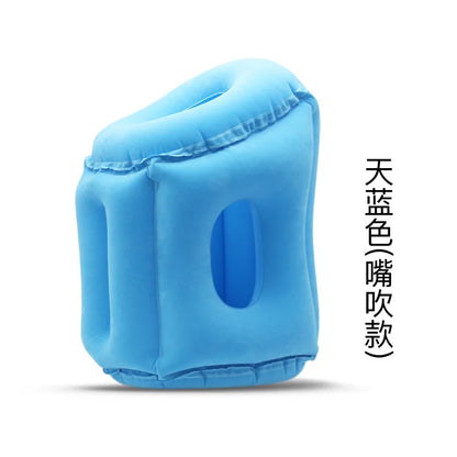 Inflatable Travel Pillow Multifunctional Neck and Head Support for Airplanes Trains Buses Office Naps Lunch Rest Sleeping