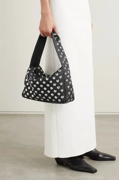 Studded Purses Y2k Shoulder Bag Punk Women Small Shouder Purse Vegan Leather Designer Handbags Streetwear