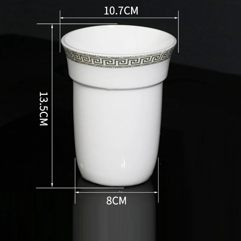 . Bathroom accessories Ceramic Toilet Brush Cup for toliet brush holder parts