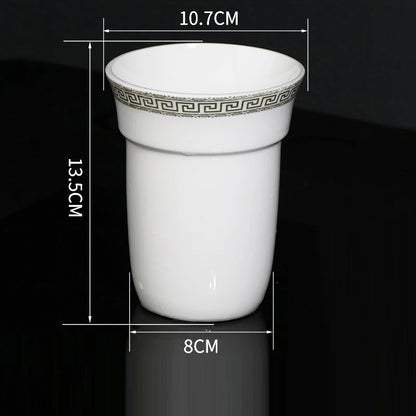 . Bathroom accessories Ceramic Toilet Brush Cup for toliet brush holder parts