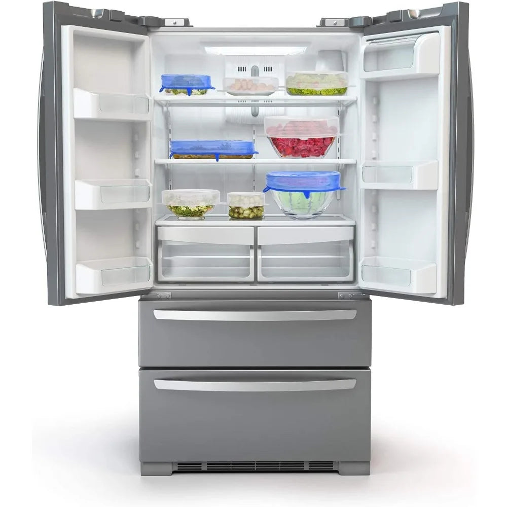 6pcs Silicone Elastic Lids Reusable Stretchable Round Food Lids Suitable for Various Food Containers Microwave/dishwasher Safe