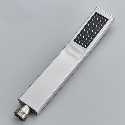 Uythner Handshower Head Brass Shower Head Square Handheld Head Replace Head Faucet Accessory Brass Material