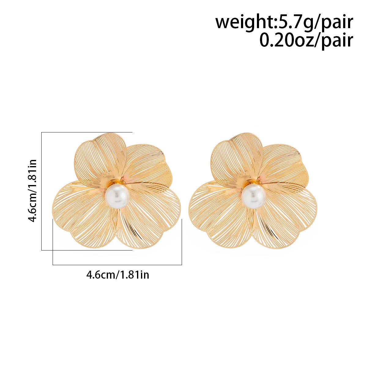 New In Flower Earrings for Women Pearl Dangle Tassel Earings pendientes flor aretes de mujer colgantes 2024 tendencia Gold Color