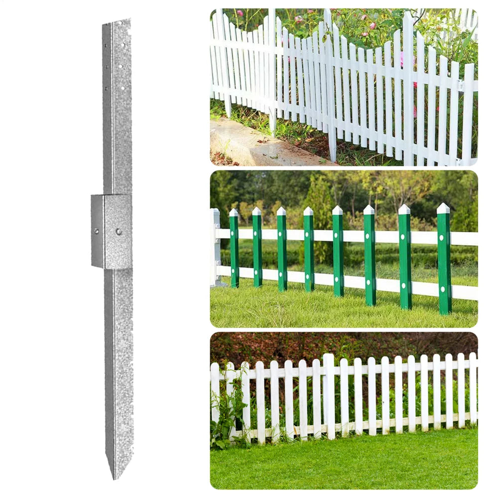 Ground Anchors Heavy Duty Ground Stakes Thickened Barrier Bracket Repairing Accessories For Mailbox Reinforcement