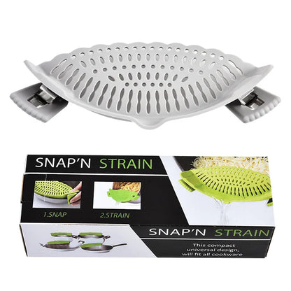 1pc, Strainer, Pot Strainer, Adjustable Clip On Strainer For Pots Pans And Bowls, Kitchen Pot Strainer