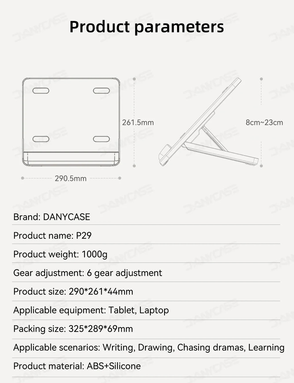 Tablet Stand Drawing iPad Stand For iPad Pro Xiaomi Samsung Lenovo Tablet Support Laptop Stand Book Holder Tablet  Accessories