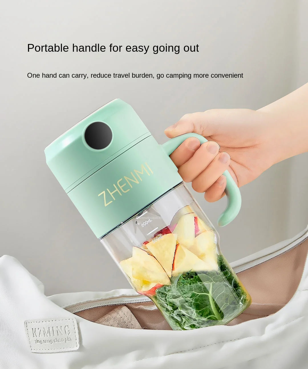 Portable Multifunction Fruit Juicer Blender 10 Blade Mini Ice Blender Smoothie Maker USB Charging Wireless Juice Extractor