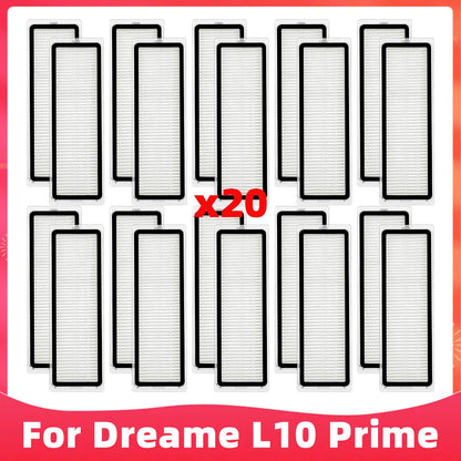 Compatible For ( Dreame L10 Prime, RLL11GC, L10S Pro, L10 Pro, Xiaomi S10+ ) Roller Side Brush Filter Mop Accessory Part