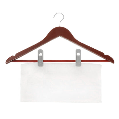 20Pcs  Artifical Velvet Flocked Non Slip Hanger Coat Clips Useful Clothes Clip Drying Racks Durable Eco-friendly Windproof