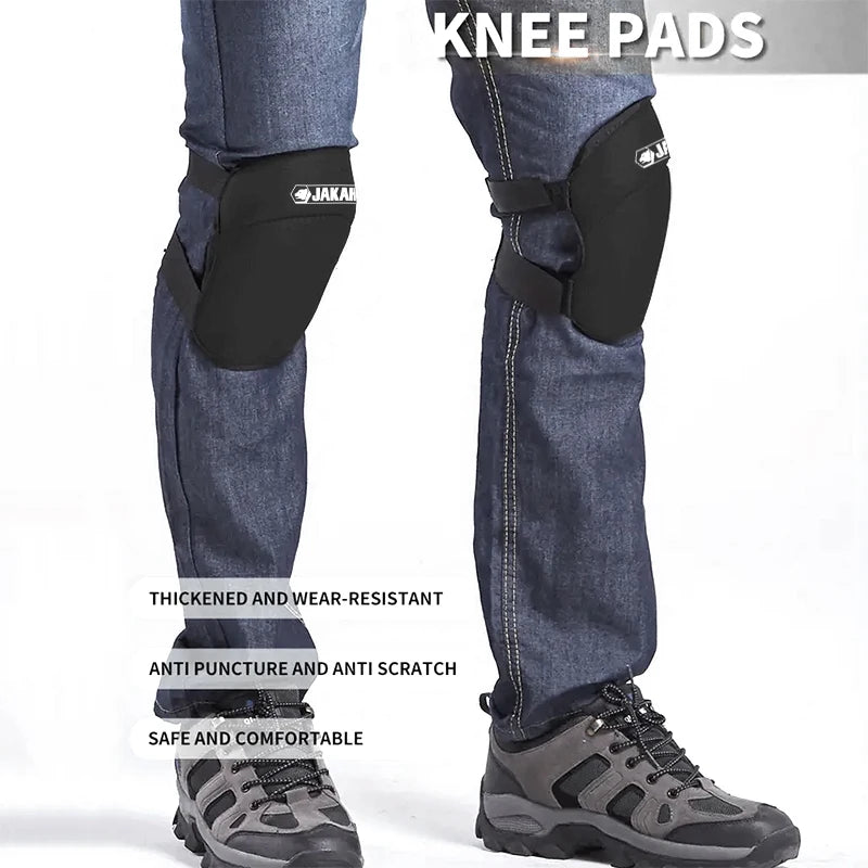 Work Knee Pads for Men and Women with Thick Soft Foam Padding, Strong Straps and with Easy-Fix Clips - Perfect Flooring Knee Pad