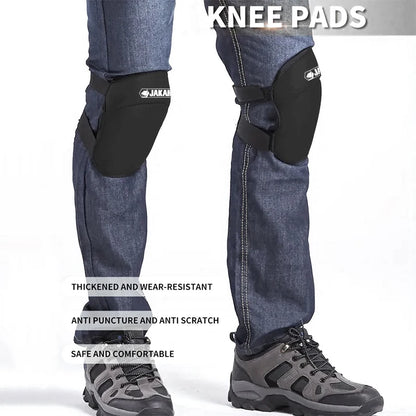 Work Knee Pads for Men and Women with Thick Soft Foam Padding, Strong Straps and with Easy-Fix Clips - Perfect Flooring Knee Pad