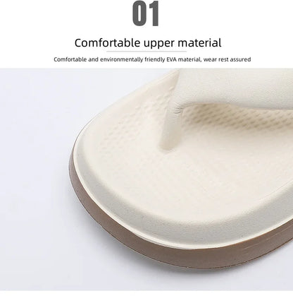 Woman flip flops Popular Design Shoes 2024 trend Casual Platform Sandals non-slip Outdoor slipper